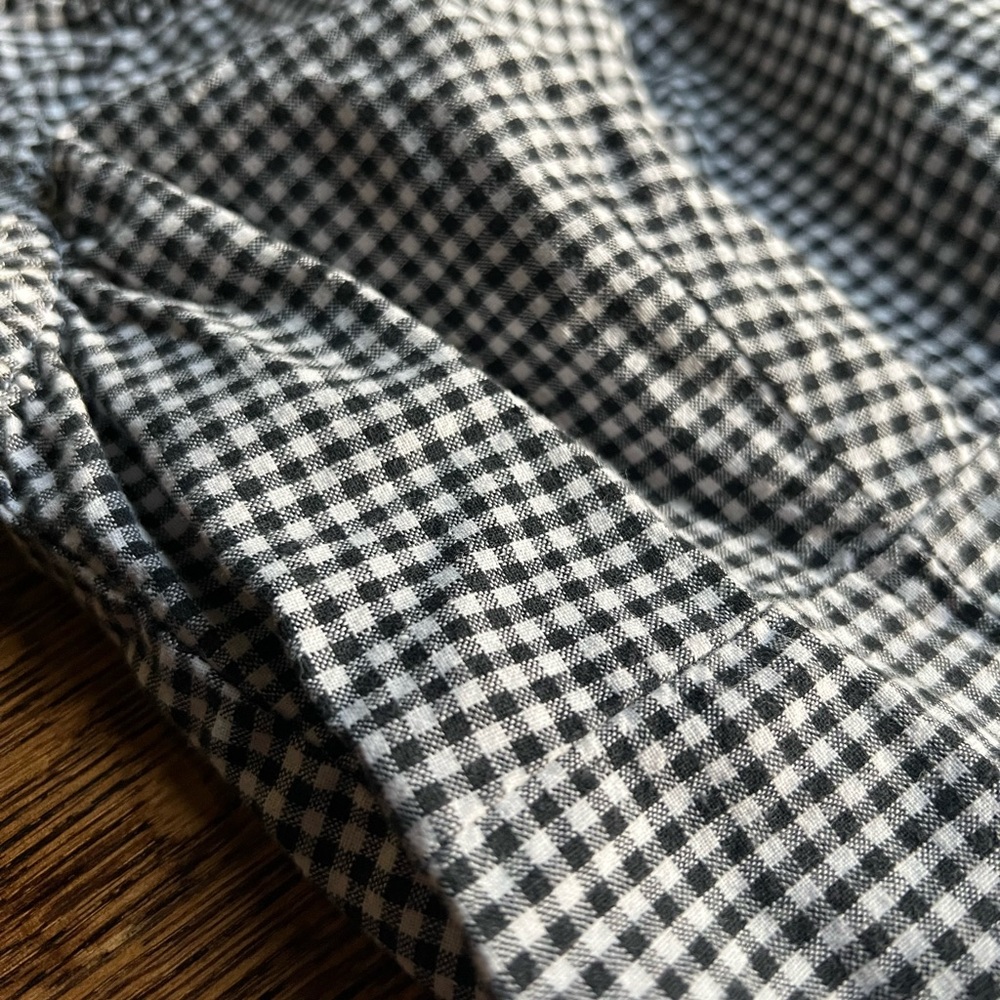 •Sold• Juicy Couture Gingham Top, Y2K Vintage Checkered Prairie Blouse - Picture 3 of 7
